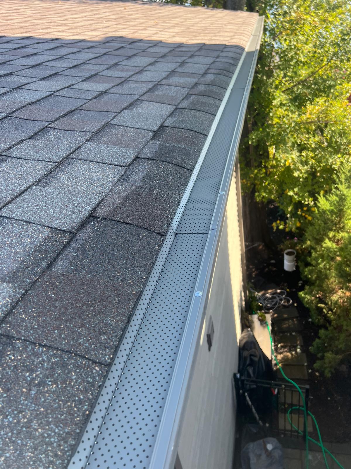 Professional gutter guard installation
